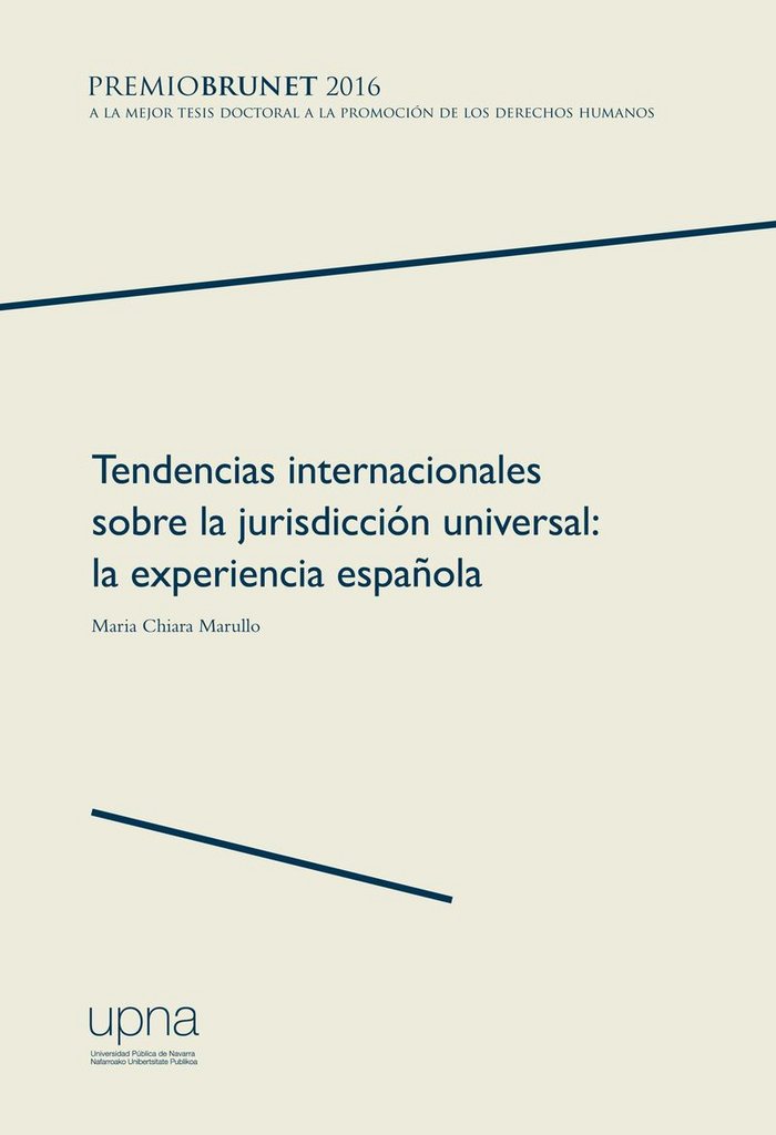 Carte TENDENCIAS INTERNACIONALES SOBRE LA JURISDICCION UNIVERSAL CHIARA MARULLO