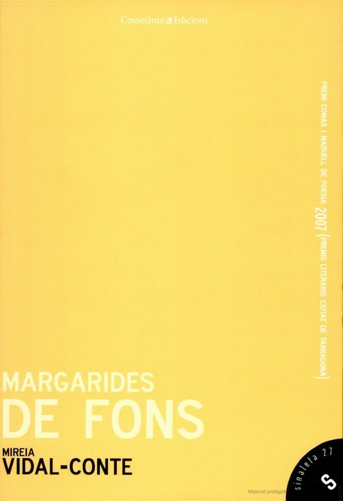 Könyv MARGARIDES DE FONS VIDAL-CONTE