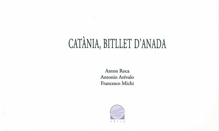 Kniha CATANIA, BITLLET D'ANADA ROCA