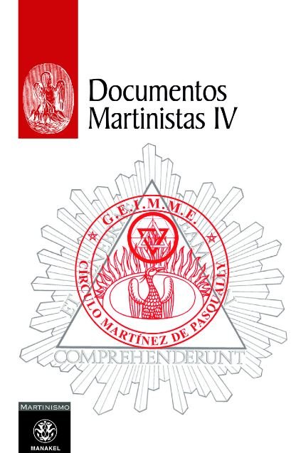 Knjiga Documentos Martinistas IV .