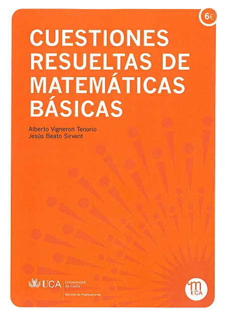 Book Cuestiones resueltas de matemáticas básicas Vigneron Tenorio