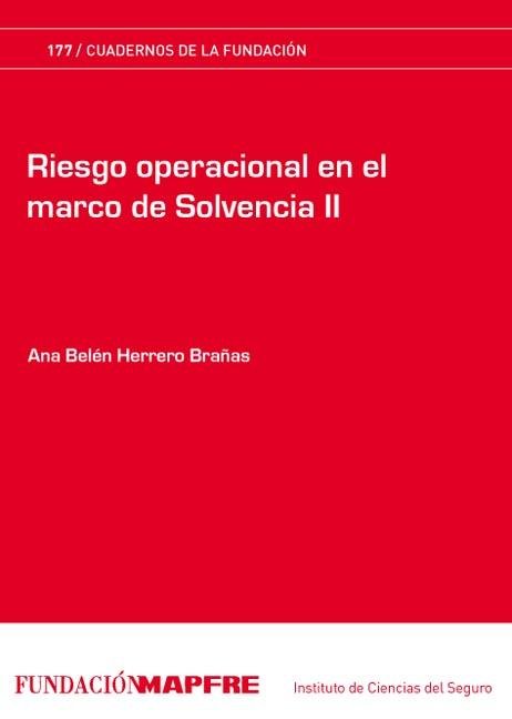 Könyv Riesgo operacional en el marco de solvencia II Herrero Brañas