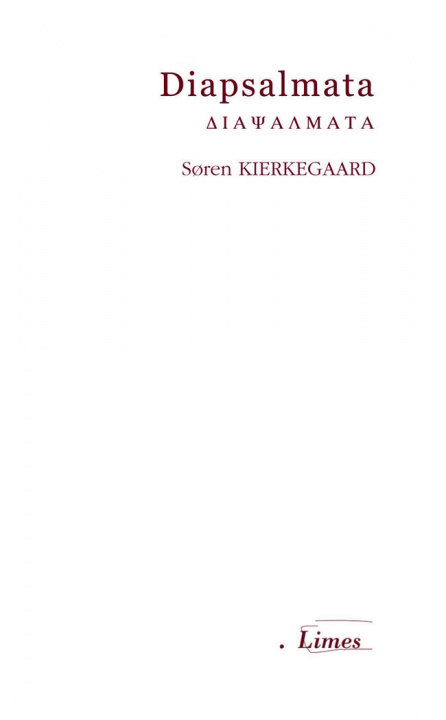 Kniha Diapsalmata Kierkegaard