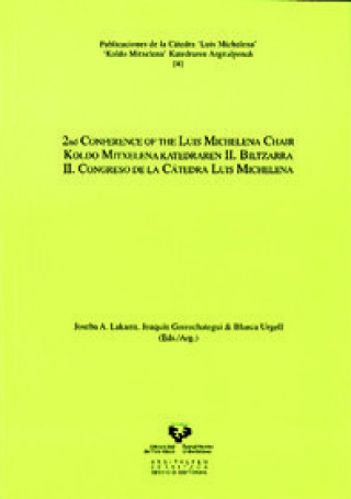 Carte 2nd Conference of the Luis Michelena Chair - Koldo Mitxelena Katedraren II. Biltzarra - II Congreso LAKARRA ANDRINUA