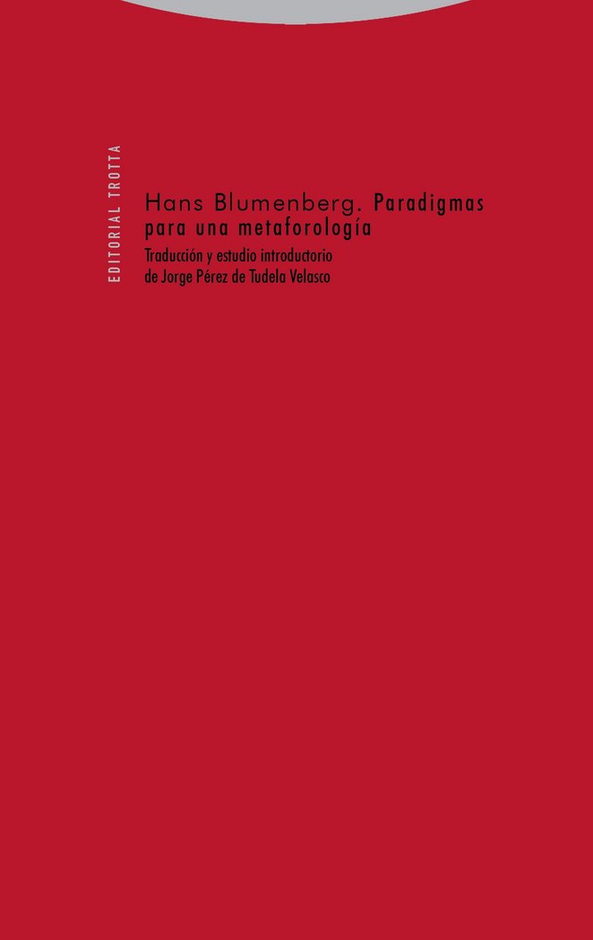 Könyv Paradigmas para una metaforología Blumenberg