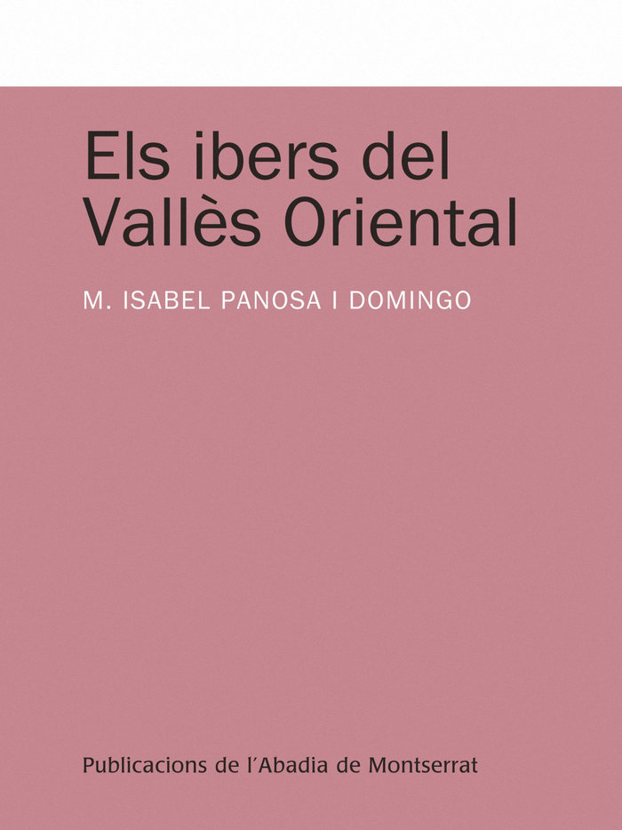 Carte Els ibers del Vallès Oriental Panosa i Domingo