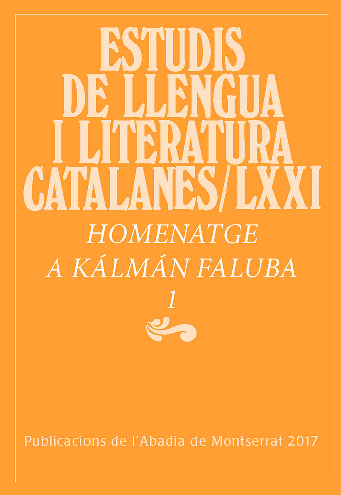 Knjiga Homenatge a Kálmán Faluba,1 Diversos Autors