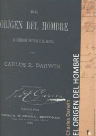 Knjiga El origen del hombre Darwing