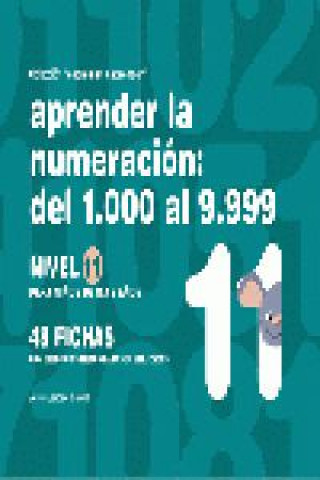 Kniha Aprender la numeración, del 1.000 al 9.999, nivel 11, 8 a 9 años JARQUE GARCIA