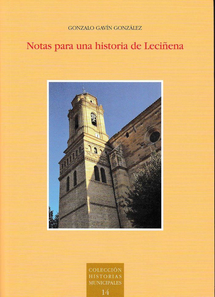 Knjiga Notas para una Historia de Leciñena Gavín González