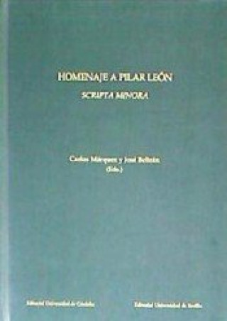 Knjiga Homenaje a Pilar León. "Scripta Minora" 