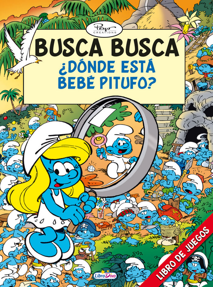 Knjiga LOS PITUFOS BUSCA BUSCA ¿ DÓNDE ESTÁ BEBÉ PITUFO ? PITUFOS