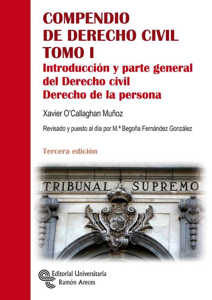 Kniha Compendio de Derecho Civil. Tomo I O'Callaghan Muñoz