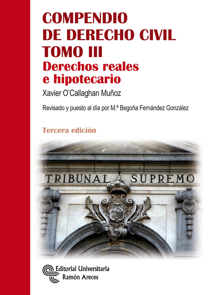 Kniha Compendio de Derecho Civil. Tomo III O'Callaghan Muñoz