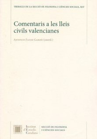 Knjiga Comentaris a les lleis civils valencianes 