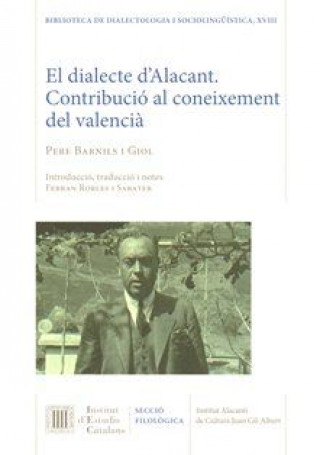 Buch El Dialecte d'Alacant Barnils i Giol