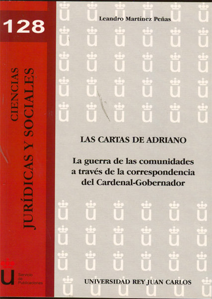 Libro Las cartas de Adriano Martínez Peñas
