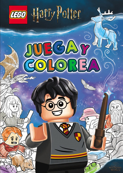 Книга HARRY POTTER LEGO. JUEGA Y COLOREA 