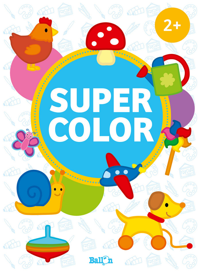 Knjiga SUPER COLOR +2 AZUL BALLON