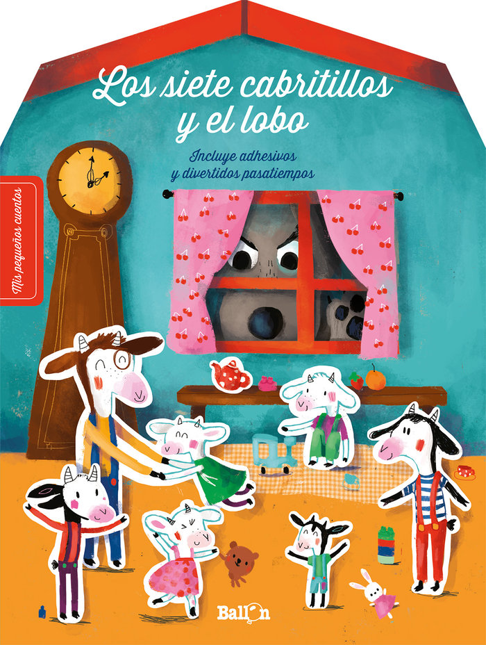 Knjiga Stickers - Los siete cabritillos y el lobo BALLON