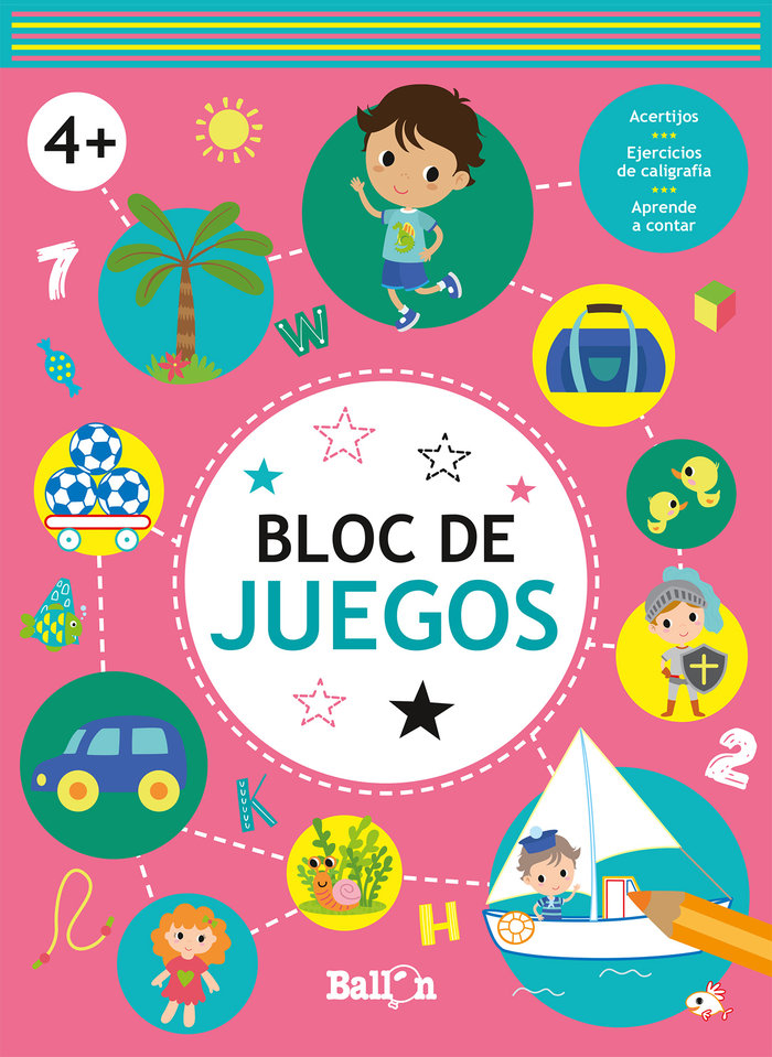Knjiga BLOC DE JUEGOS 4 BALLON