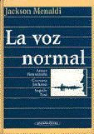 Kniha La Voz Normal JACKSON MENALDI