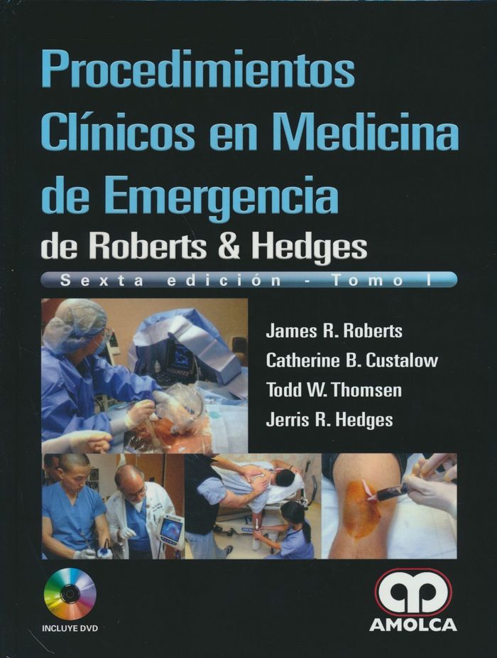 Książka PROCEDIMIENTOS CLINICOS MEDICINA EMERGENCIA DE ROBERTS EDGE ROBERTS