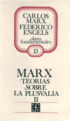 Libro Teor­as sobre la plusval­a, II : tomo IV de El capital MARX