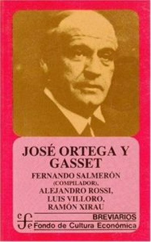 Kniha JOSE ORTEGA Y GASSET 