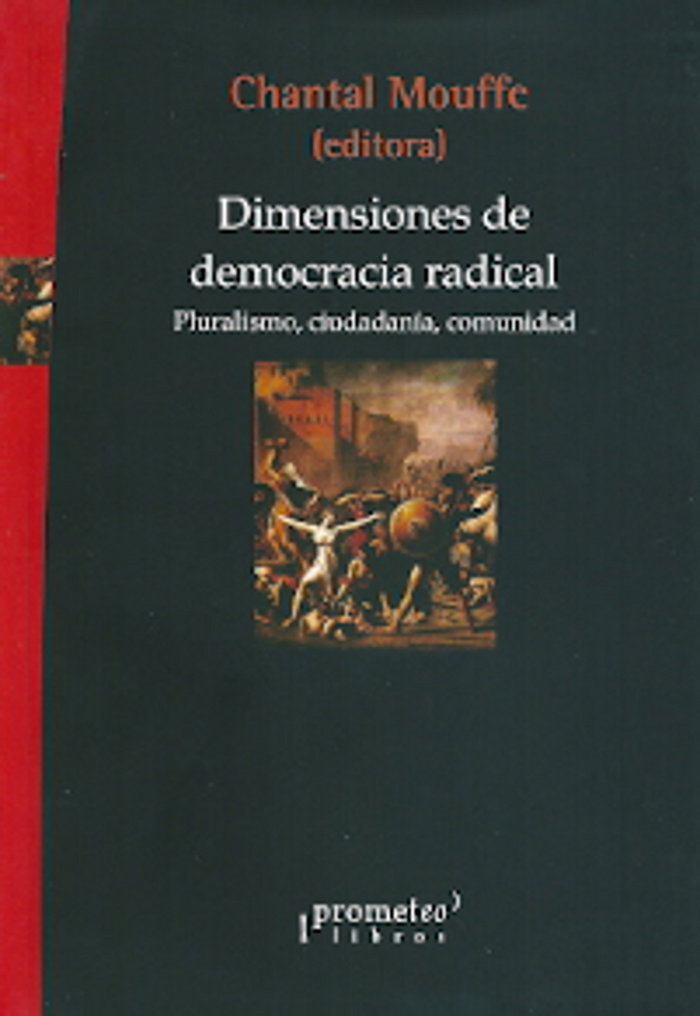 Carte DIMENSIONES DE DEMOCRACIA RADICAL CHANTAL MOUFFE (ED.)