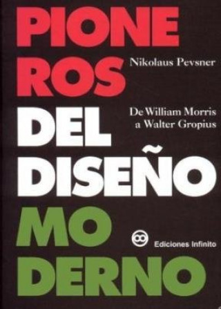 Kniha PIONEROS DEL DISEÑO MODERNO NIKOLAUS PEVSNER