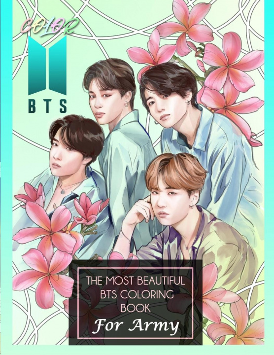 Książka Color BTS! The Most Beautiful BTS Coloring Book For ARMY Kpop-Ftw Print