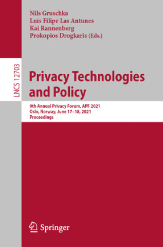 Book Privacy Technologies and Policy Prokopios Drogkaris