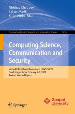 Knjiga Computing Science, Communication and Security Kiran Amin