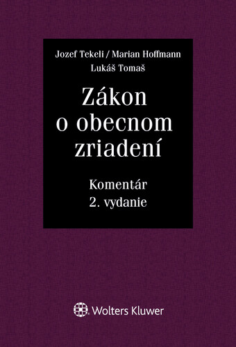 Книга Zákon o obecnom zriadení Jozef Tekeli