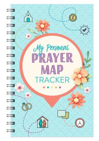 Knjiga My Personal Prayer Map Tracker - Light Blue 