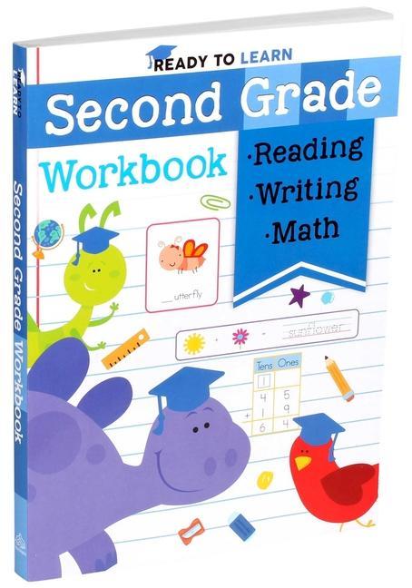 Kniha Ready to Learn: Second Grade Workbook: Phonics, Sight Words, Multiplication, Division, Money, and More! 