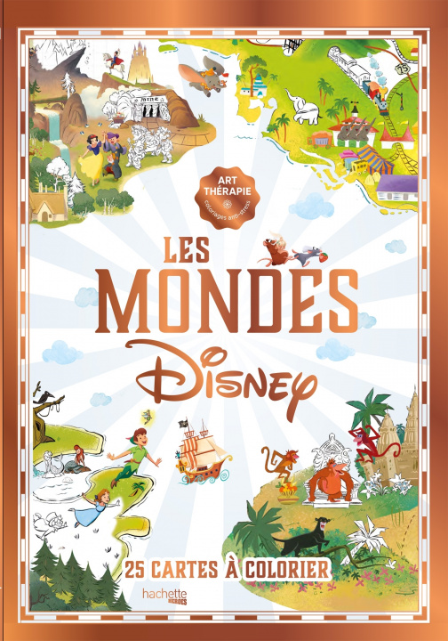 Könyv Coloriages Les Mondes Disney 
