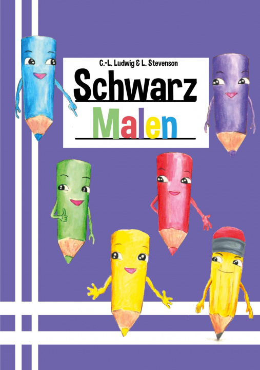 Kniha Schwarz Malen 