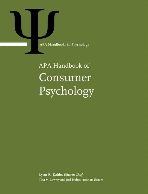 Carte APA Handbook of Consumer Psychology Tina M. Lowrey