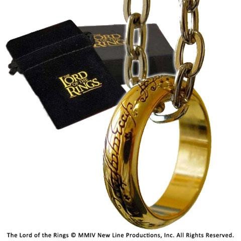Kniha Pán prstenů Jeden prsten (The Lord of the Rings) - replika 