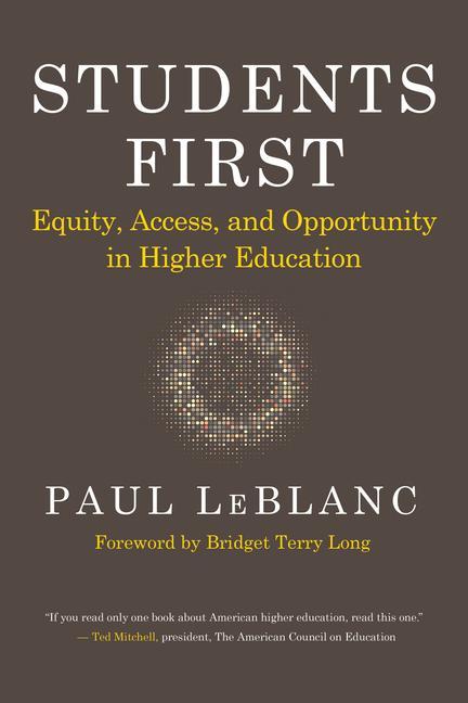 Kniha Students First Paul LeBlanc
