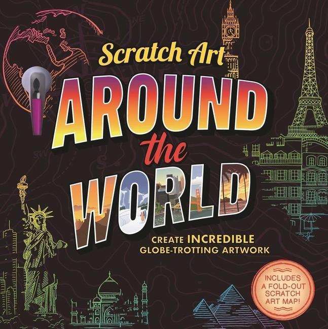 Könyv Scratch Art: Around the World: Adult Scratch Art Activity Book 