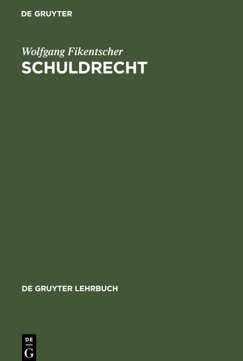 Knjiga Schuldrecht Wolfgang Fikentscher