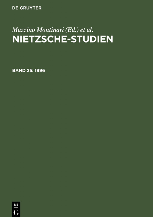 Knjiga 1996 Wolfgang Müller-Lauter