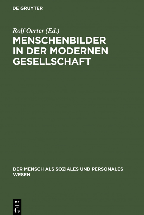 Libro Menschenbilder in Der Modernen Gesellschaft No Contributor