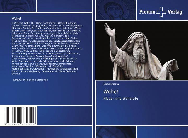 Buch Wehe! QUOD ENIGMA