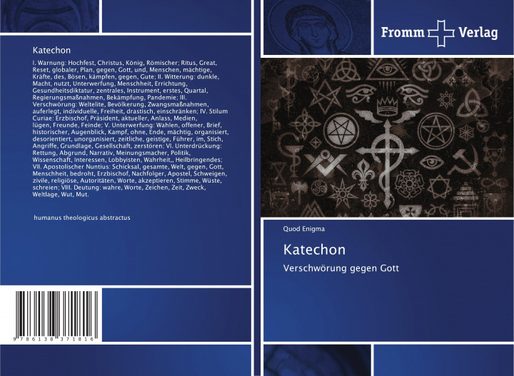 Buch Katechon QUOD ENIGMA