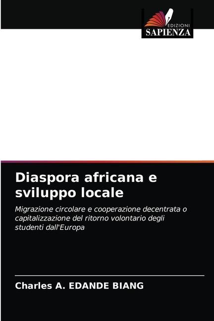 Kniha Diaspora africana e sviluppo locale EDANDE BIANG Charles A. EDANDE BIANG