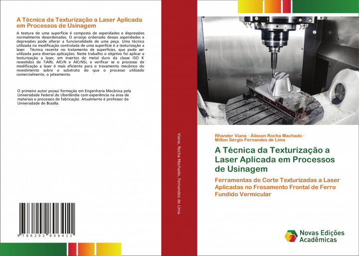 Kniha Tecnica da Texturizacao a Laser Aplicada em Processos de Usinagem RHANDER VIANA